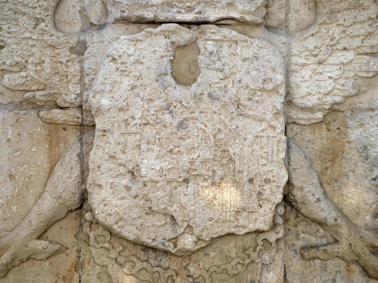 Slave fountain in Ortigia Syracuse Sicily photo