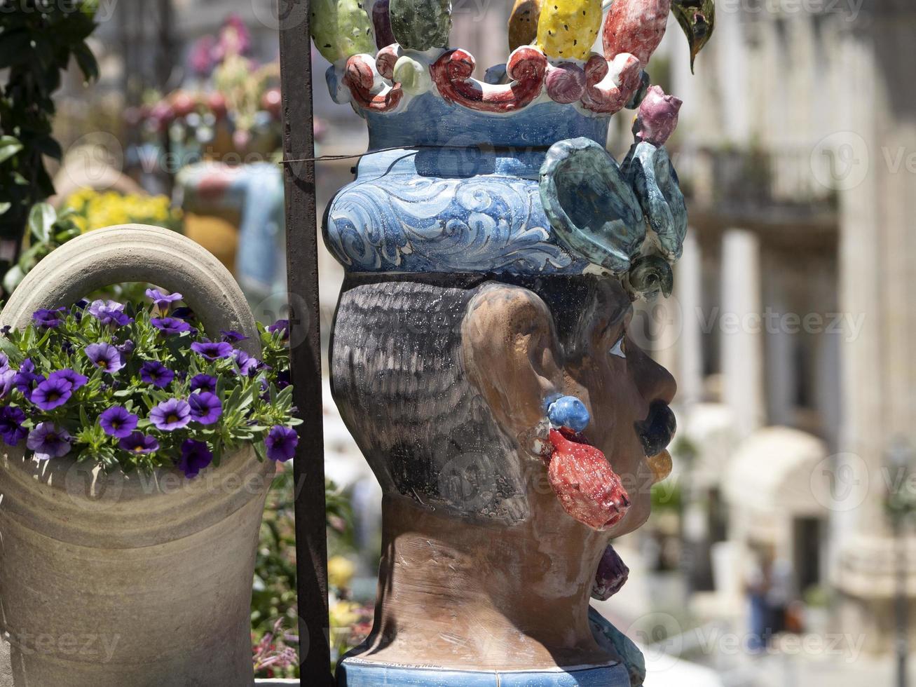 Palazzolo Acreide Sicily baroque village photo