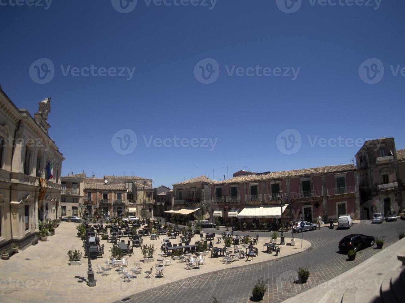 Palazzolo Acreide Sicily baroque village photo