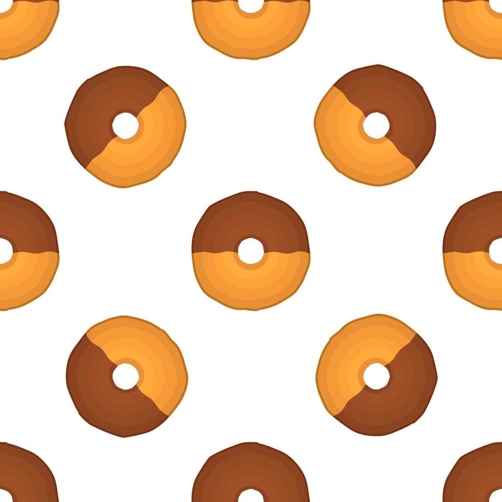 Pattern homemade cookie different taste in pastry biscuit vector