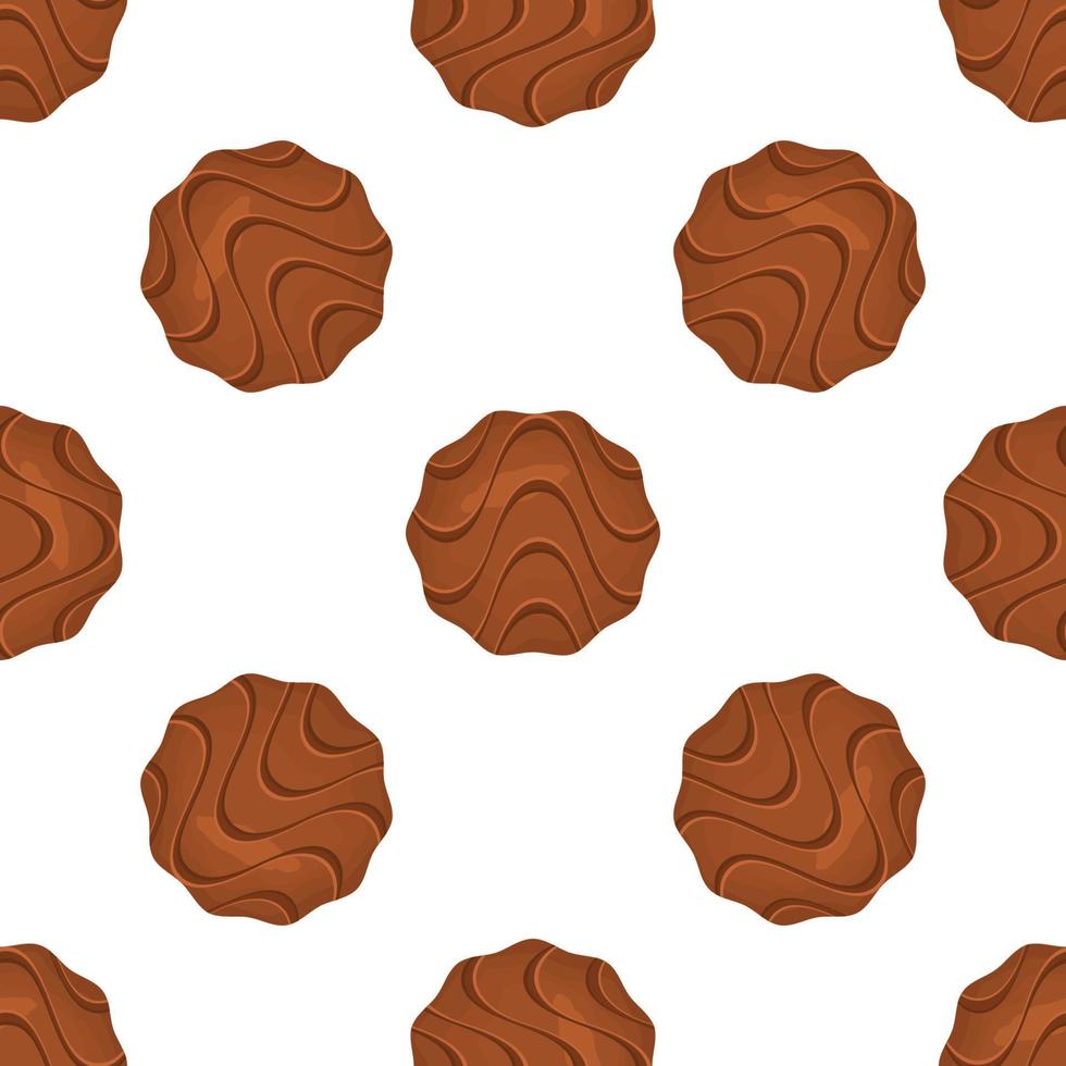 Pattern homemade cookie different taste in pastry biscuit vector