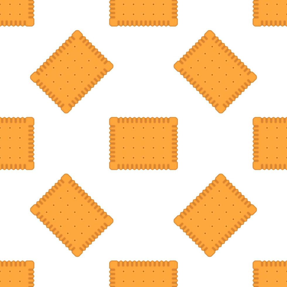 Pattern homemade cookie different taste in pastry biscuit vector