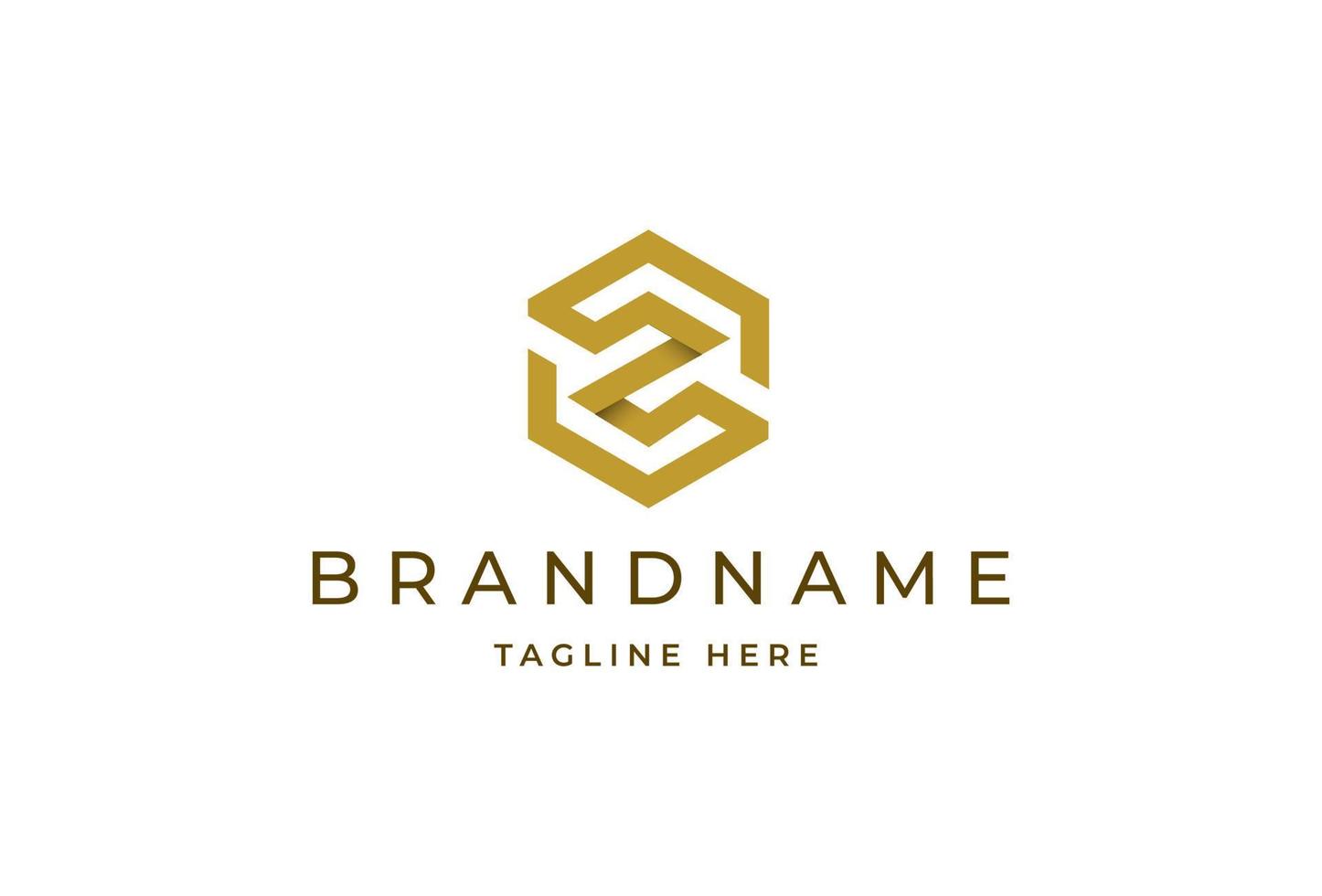 Creative letter Z monogram logo design concept. Initial symbol for corporate business identity. Alphabet vector element