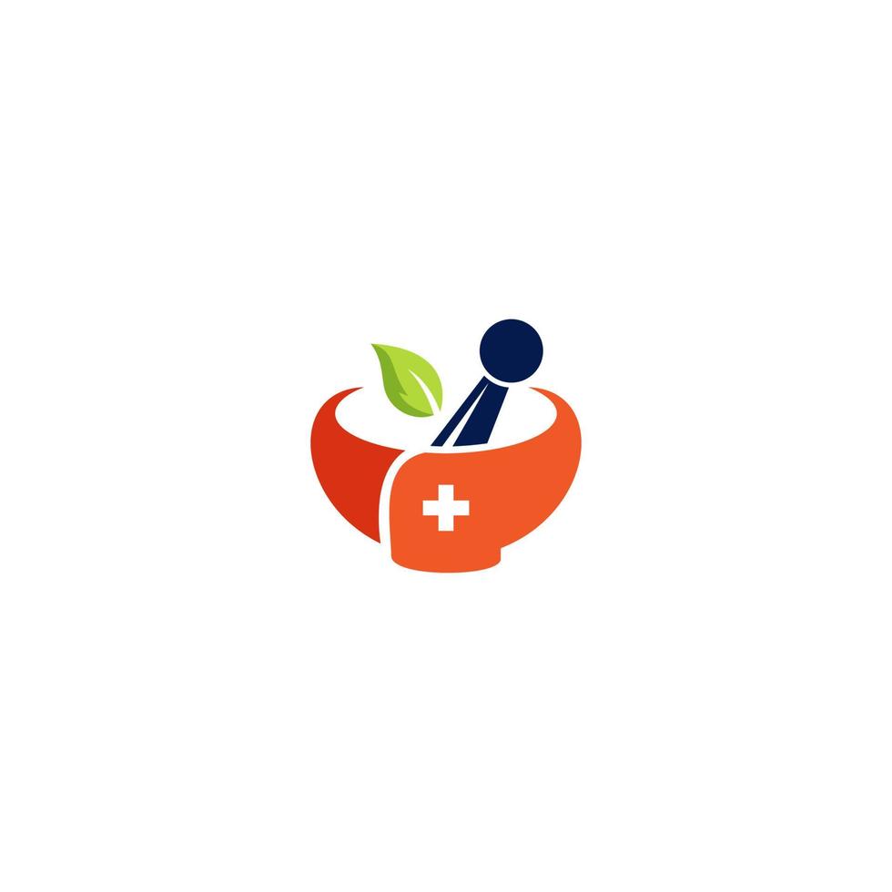 Creative Pharmacy Concept Logo illustration design template vector