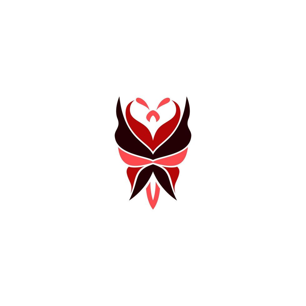 butterfly abstract line logo design, butterfly logo vector
