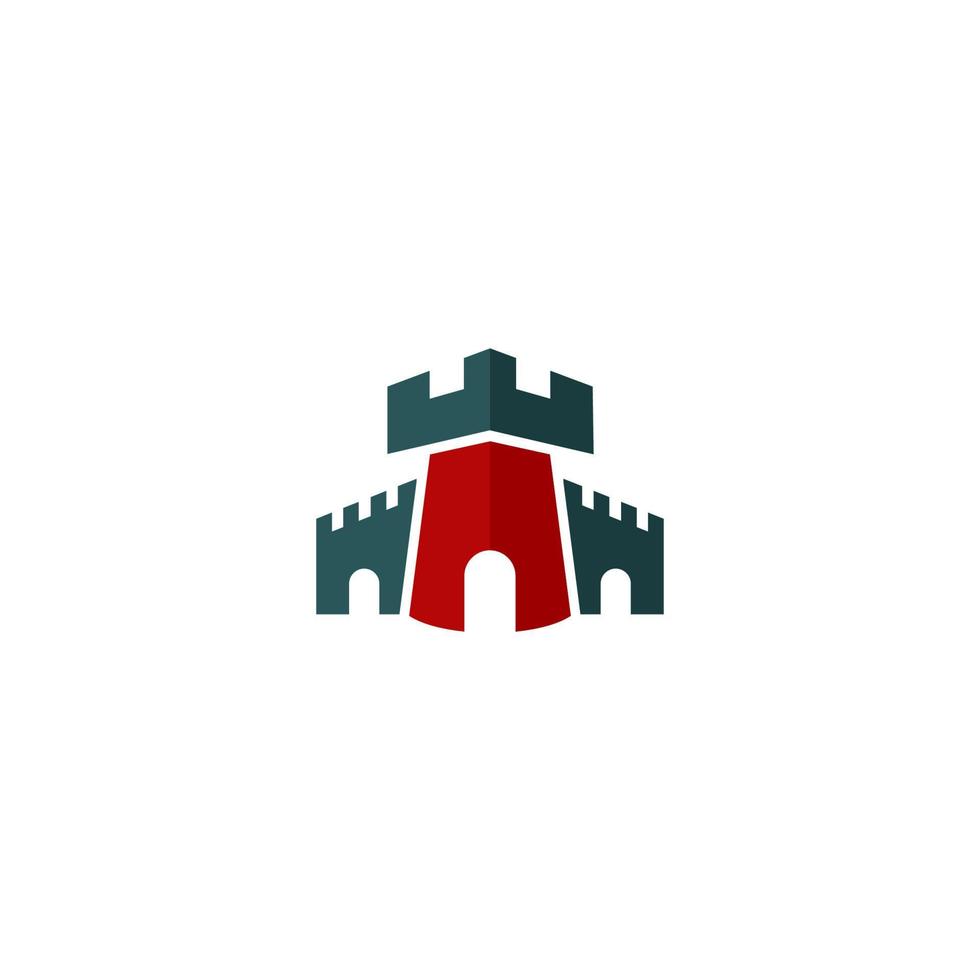 castle logo design inspiration with creative template vector