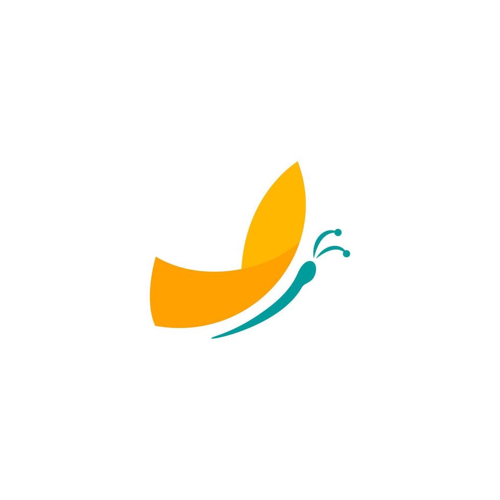 butterfly vector icon logo design