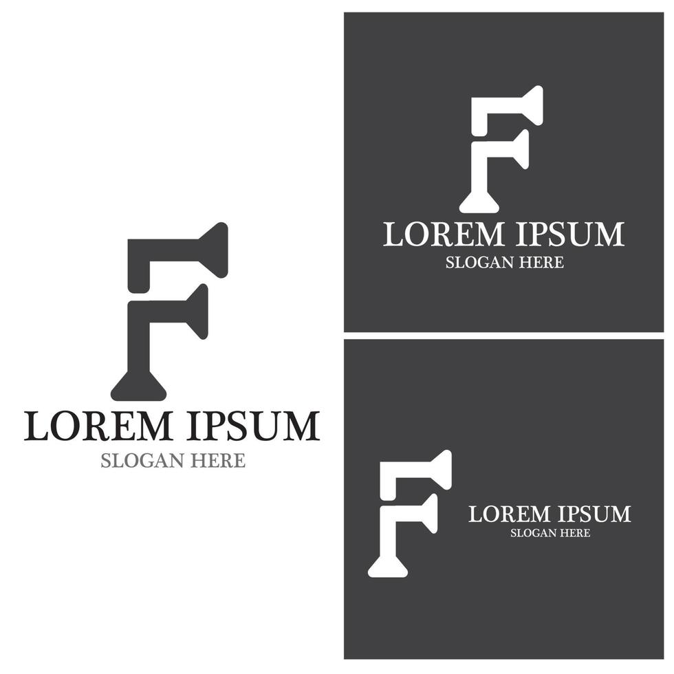 F Letter vector icon