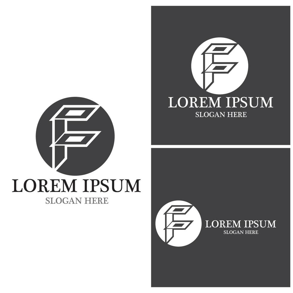 F Letter vector icon
