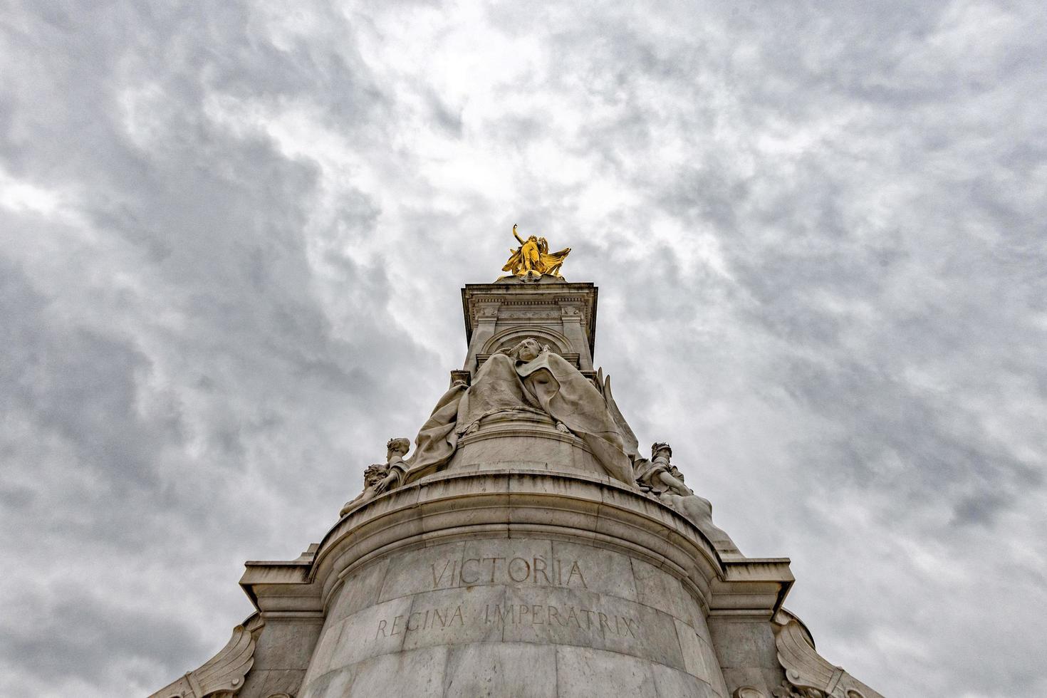 LONDON, ENGLAND - JULY 15 2017 -  queen victoria monument london detail photo