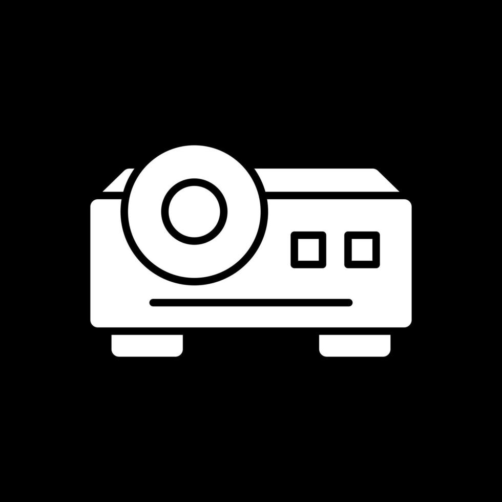 diseño de icono de vector de proyector