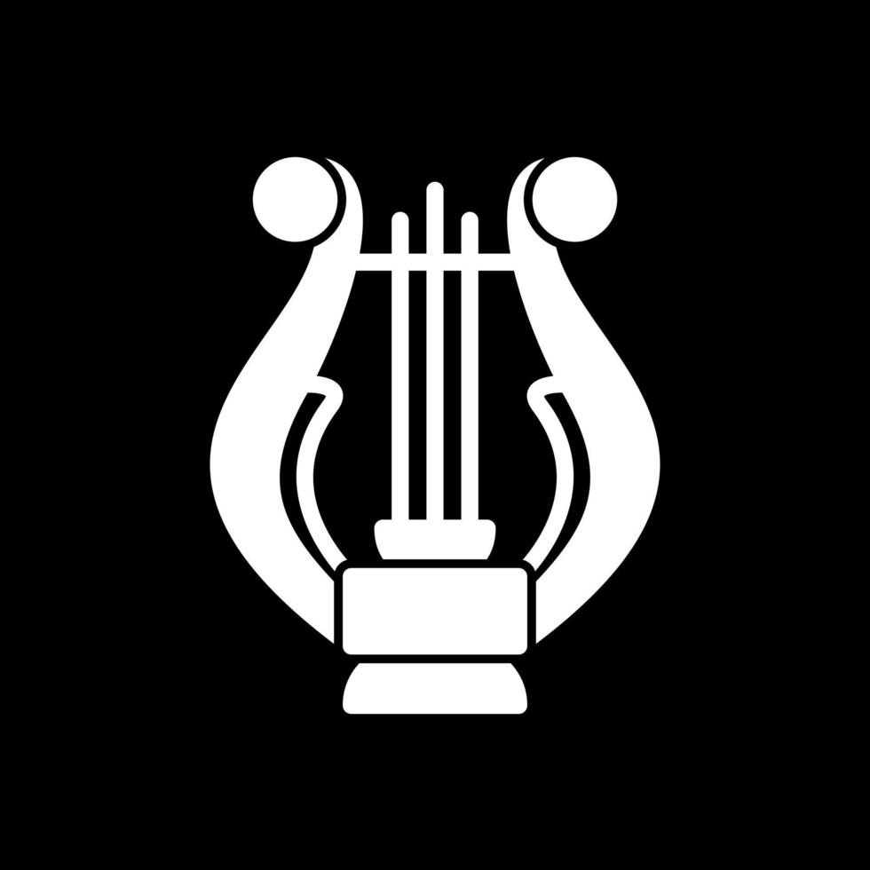 Lyre Vector Icon Design