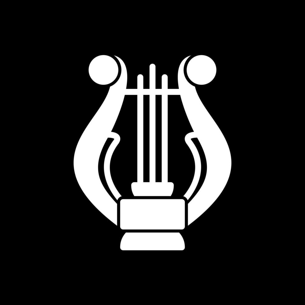 Lyre Vector Icon Design