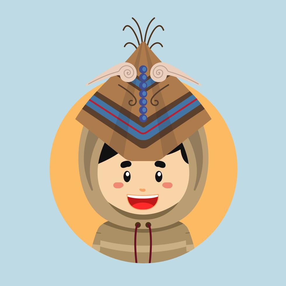 avatar de un aluetos personaje vector