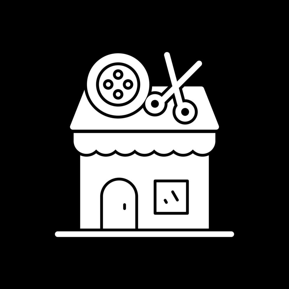 Tailor Shop Vector Icon Design