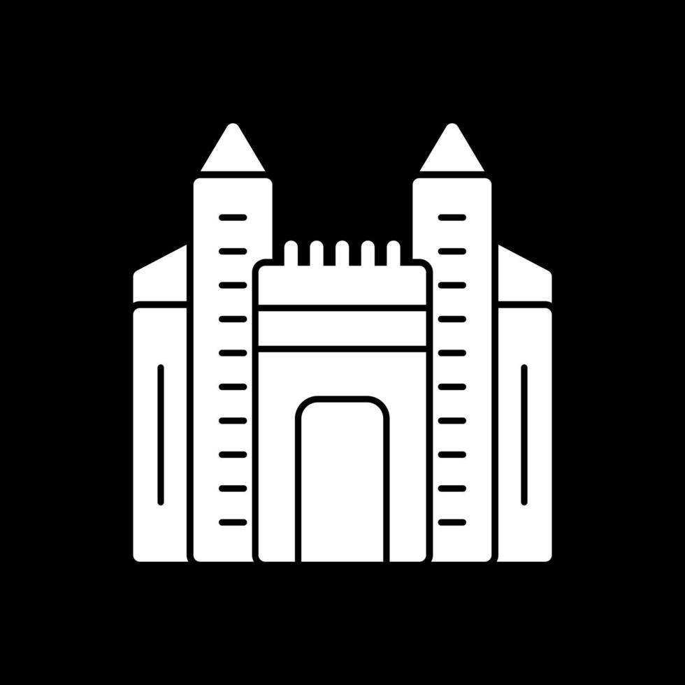 Ishtar Gate Vector Icon Design