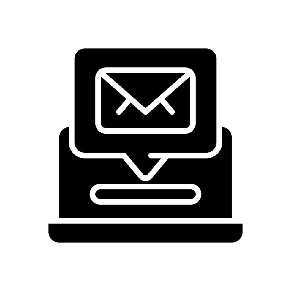 icono de correo electrónico para el diseño de su sitio web, logotipo, aplicación, interfaz de usuario. vector