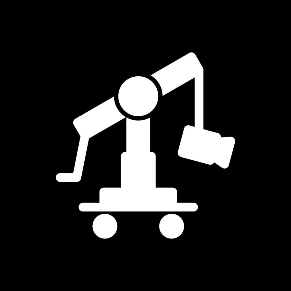 Camera Crane Vector Icon Design