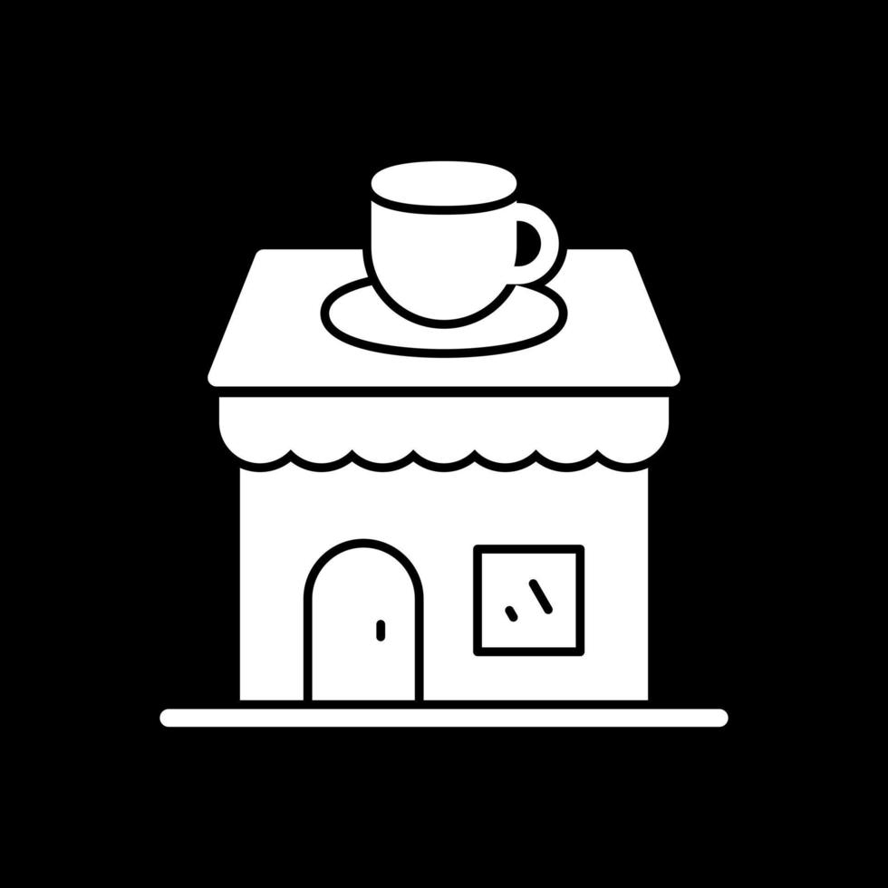 diseño de icono de vector de cafetería