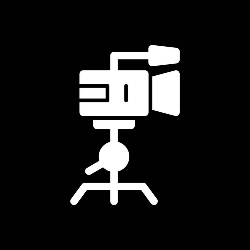 Camera Tripod Vector Icon Design