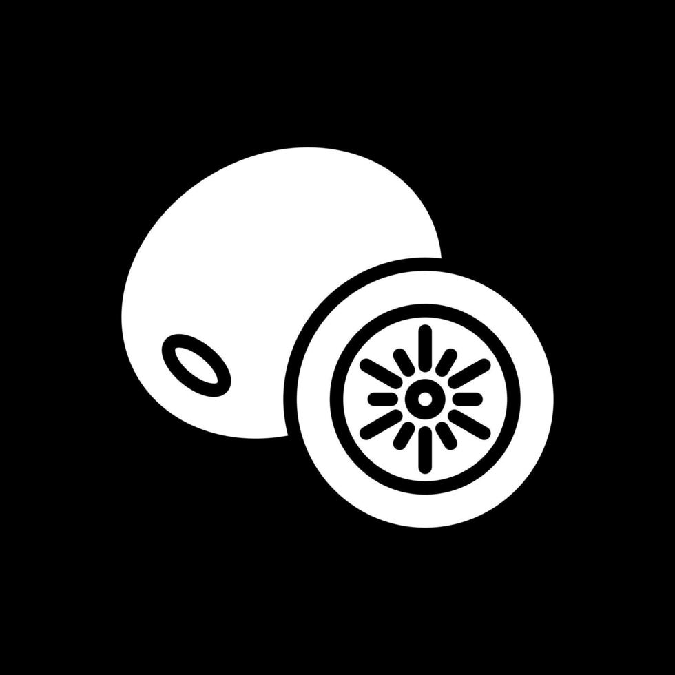 diseño de icono de vector de kiwi