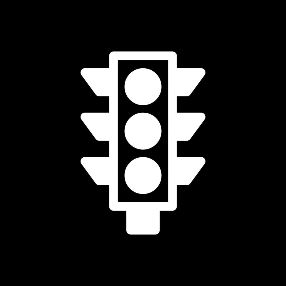 Traffic Light Vector Icon Design