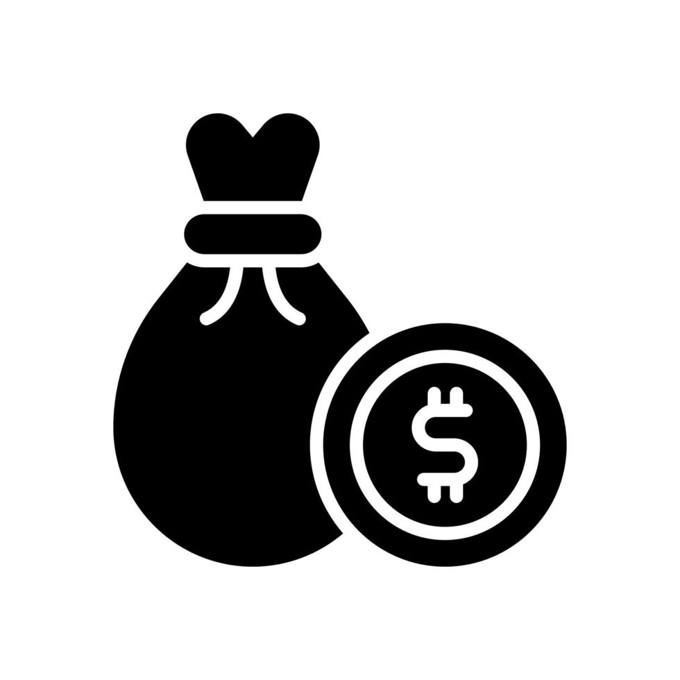money bag icon for your website design, logo, app, UI. vector