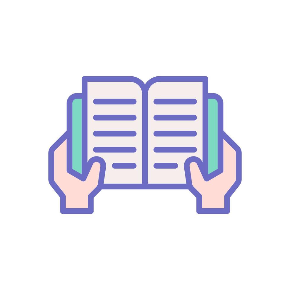 reading icon for your website design, logo, app, UI. vector
