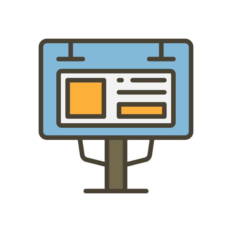 icono de cartelera para el diseño de su sitio web, logotipo, aplicación, ui. vector