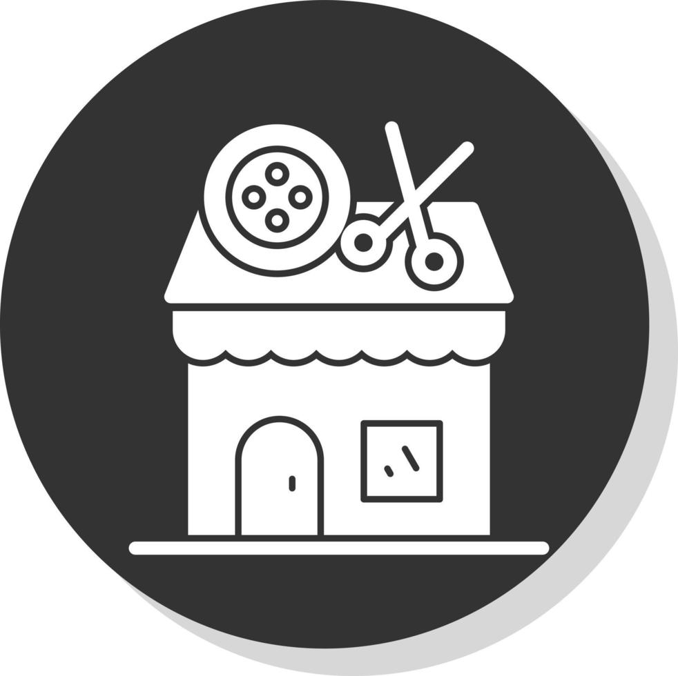 Tailor Shop Vector Icon Design