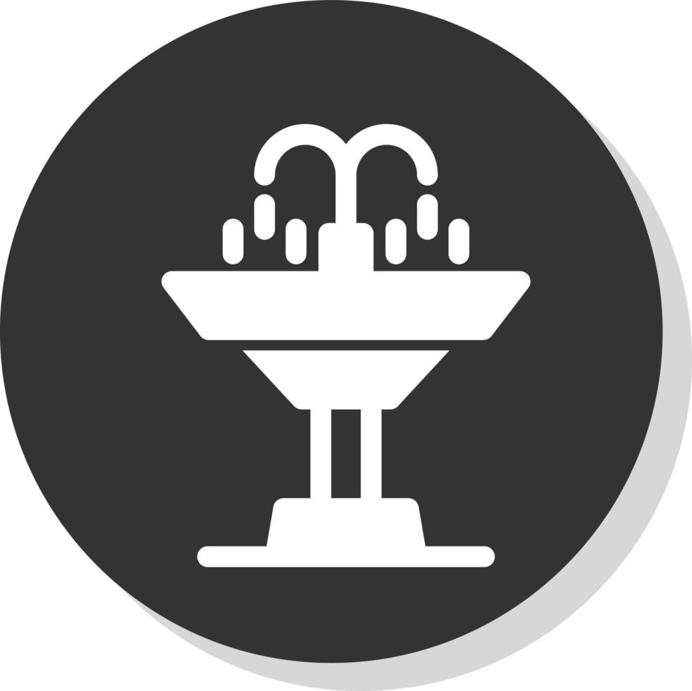 Fountain Vector Icon Design