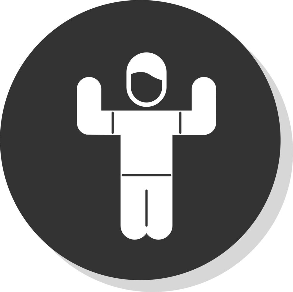 Person Exercising Vector Icon Design