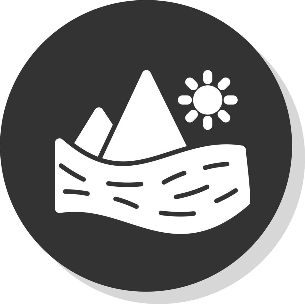 Lake Vector Icon Design