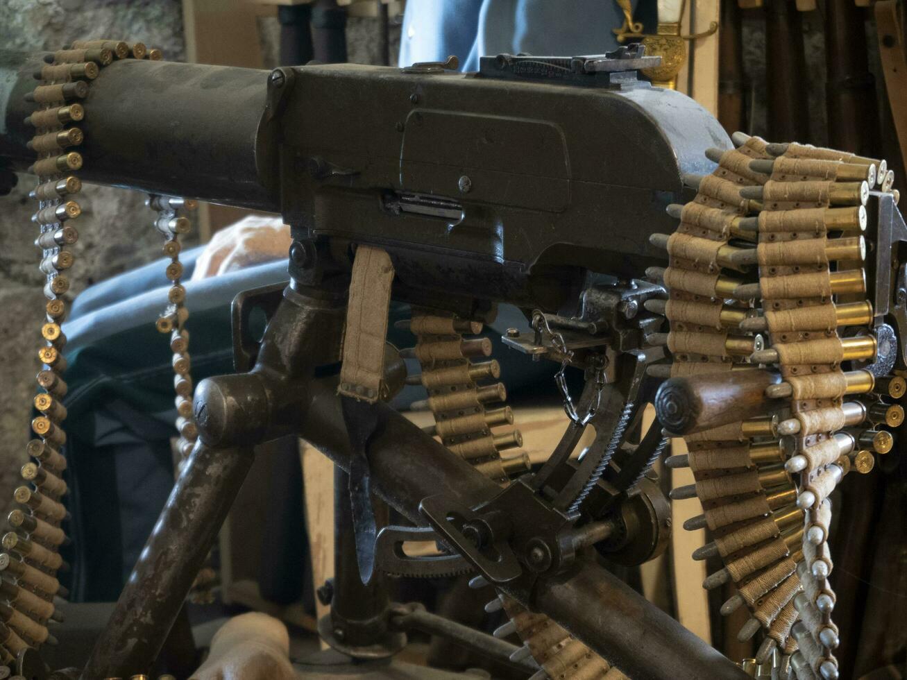 first world war wwi machine gun photo