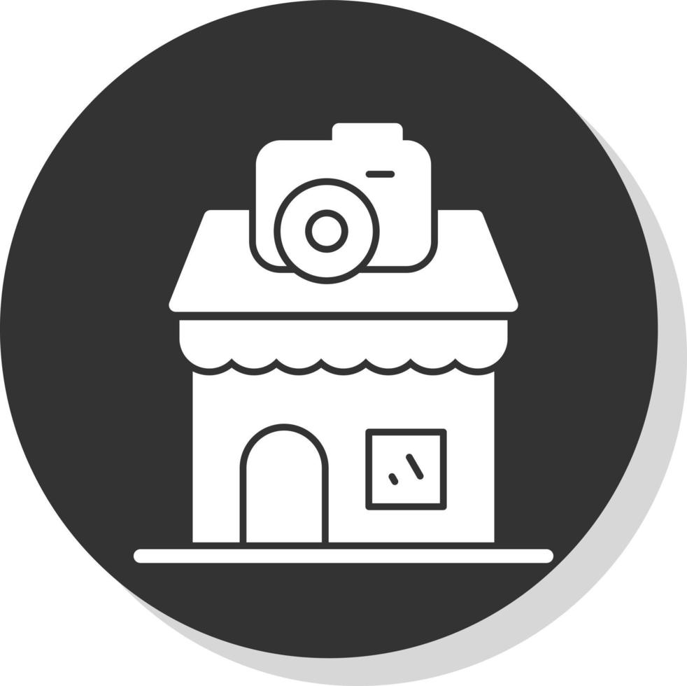 Camera Shop Vector Icon Design