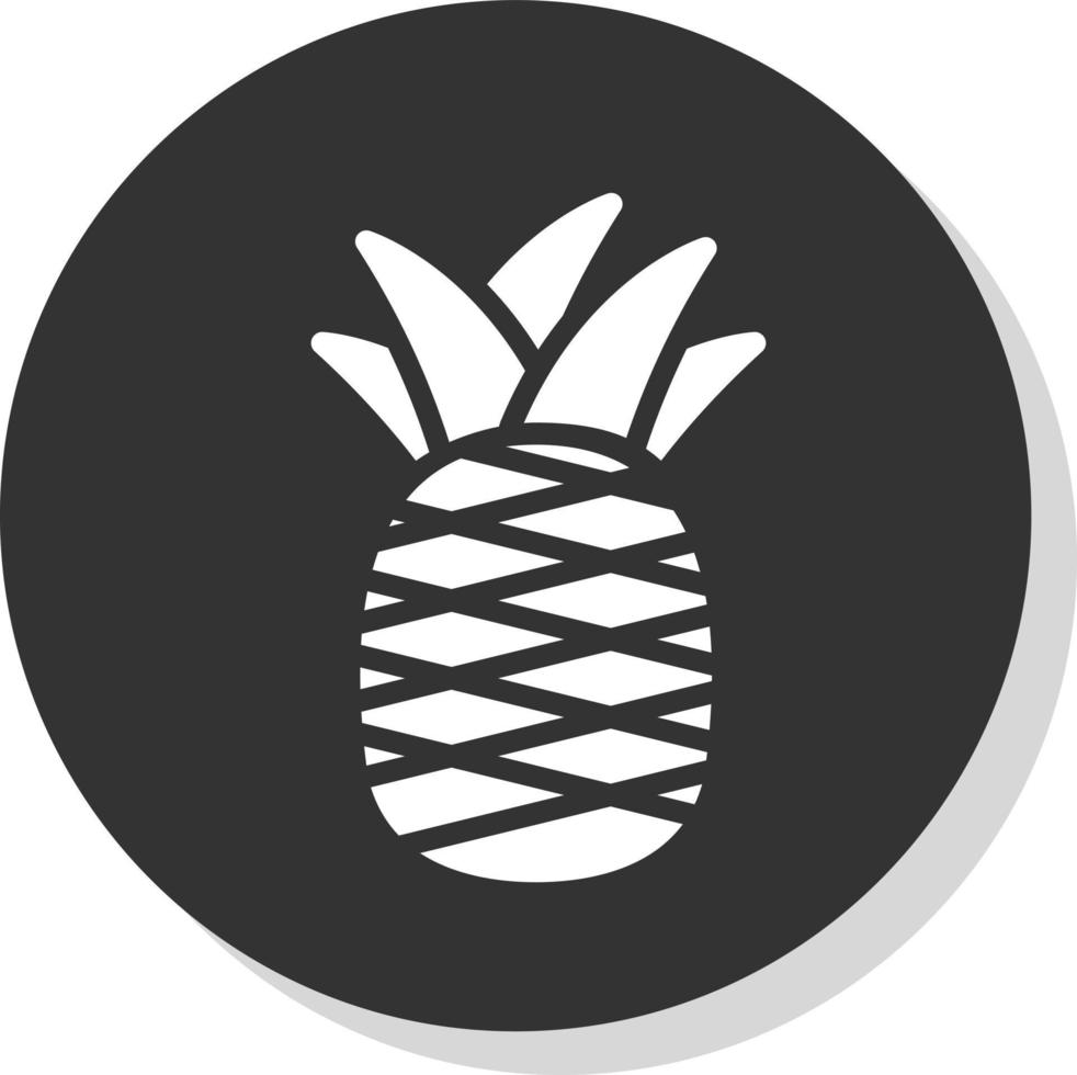 Pineapple Vector Icon Design