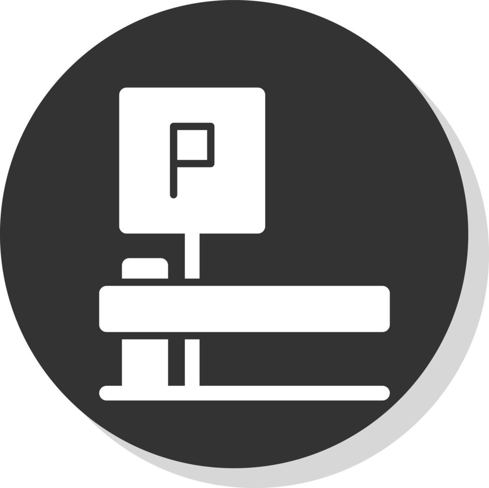 Parking Vector Icon Design