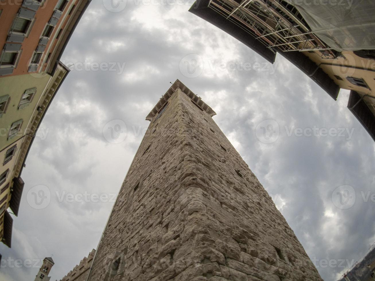 trento cathedral dome fisheye view photo