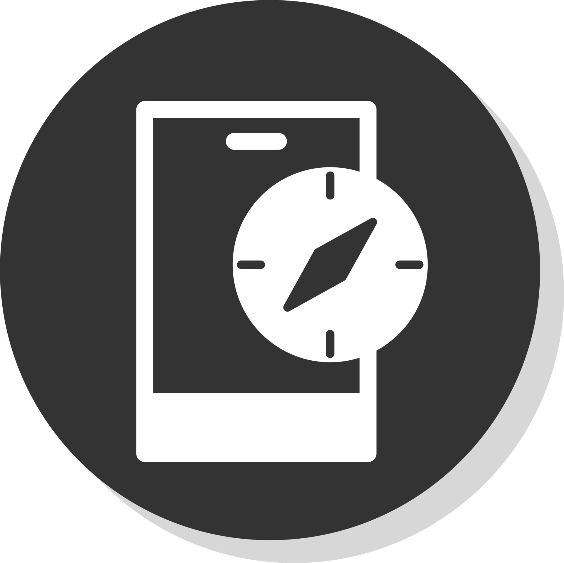 Compass App Vector Icon Design 20196517 Vector Art at Vecteezy