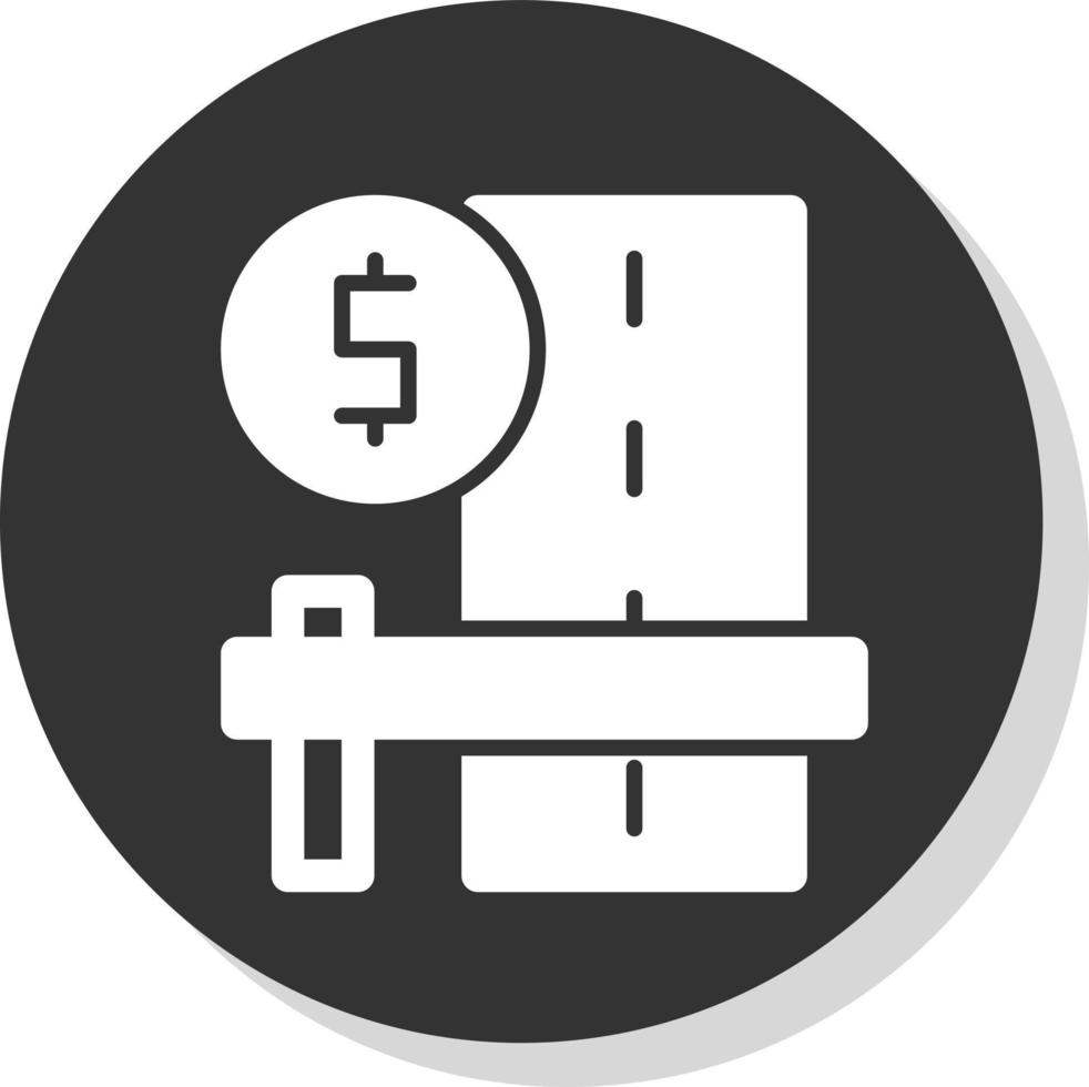 Toll Road Vector Icon Design