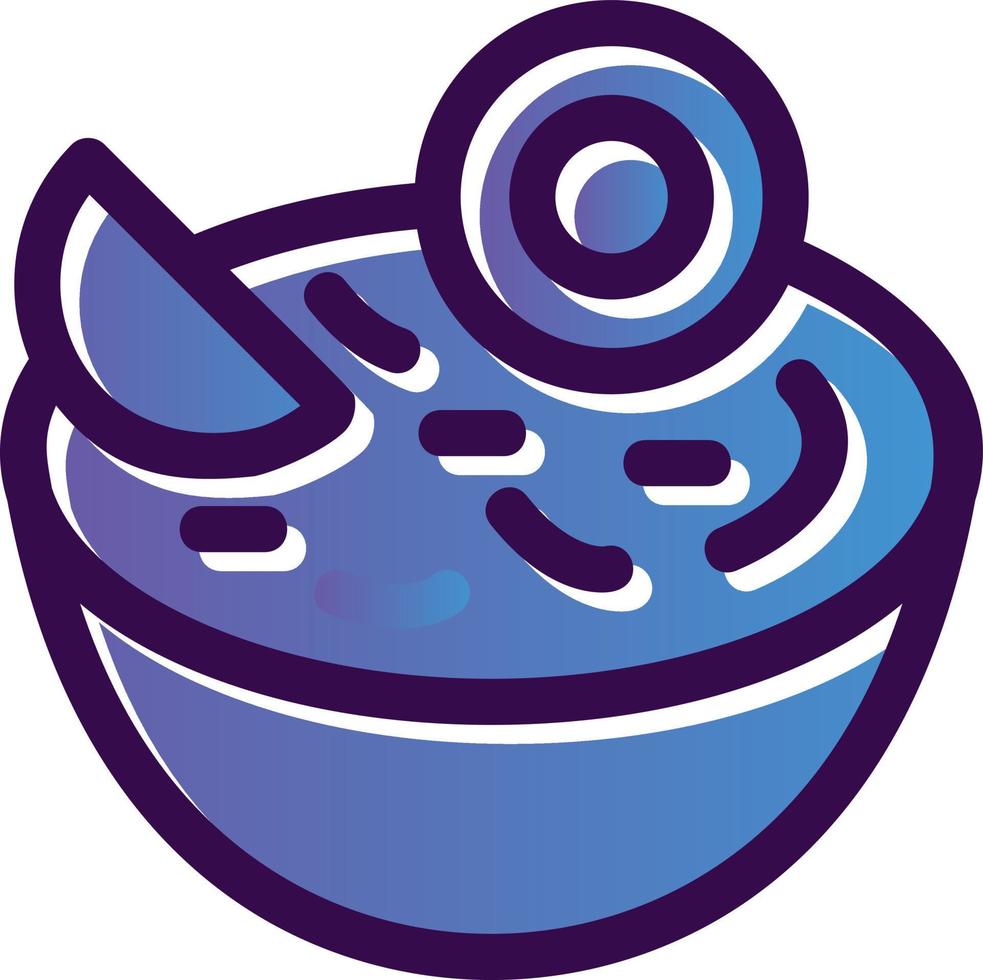 Poke Food Vector Icon Design