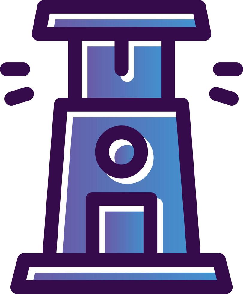 Lighthouse Vector Icon Design