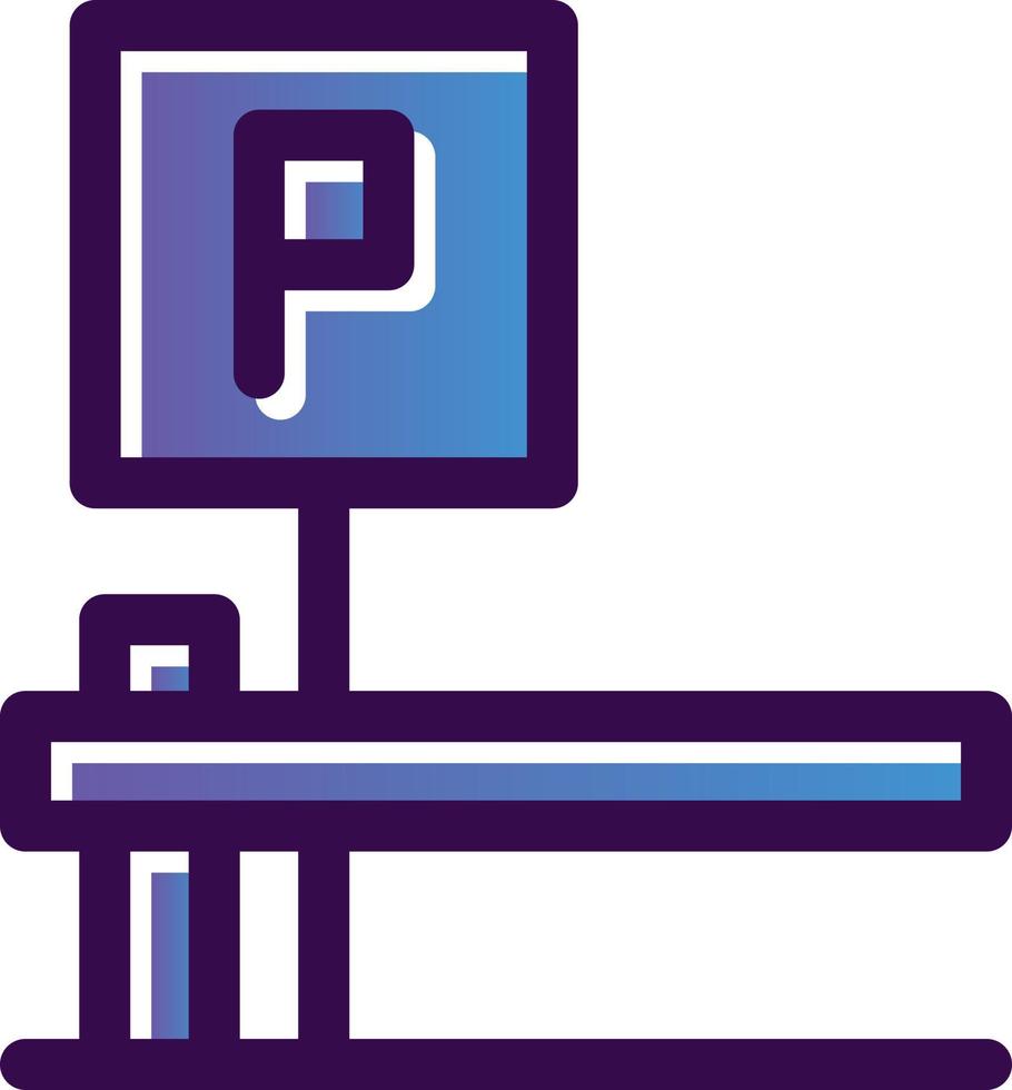 Parking Vector Icon Design
