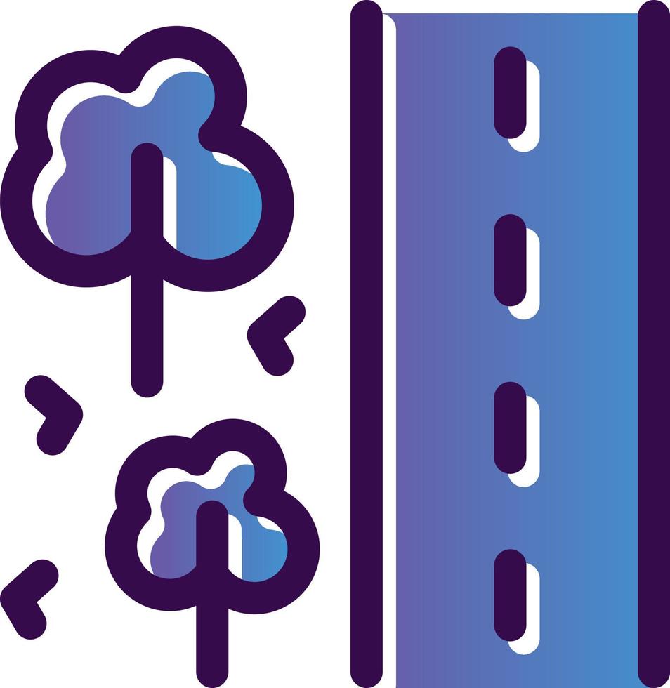Roadside Vector Icon Design