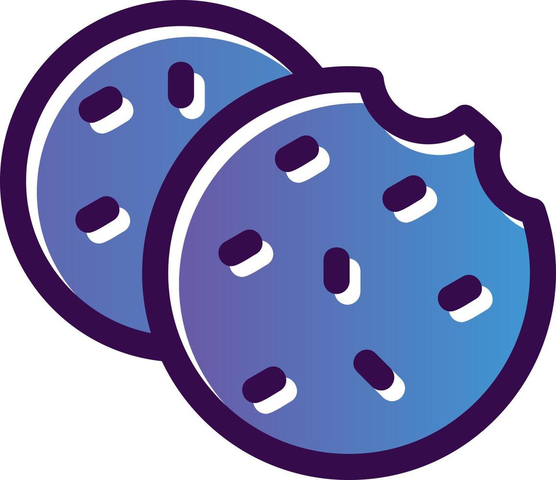 Chocolate Chip Vector Icon Design
