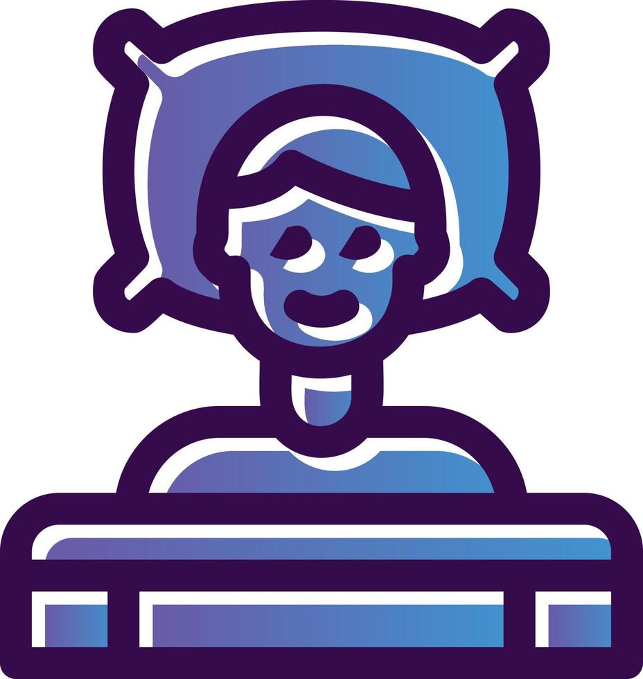 Sleeping Vector Icon Design
