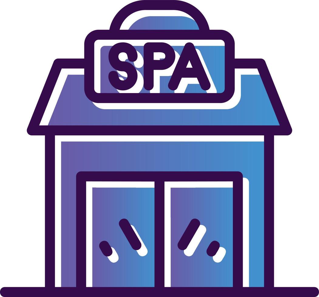 Spa Center Vector Icon Design