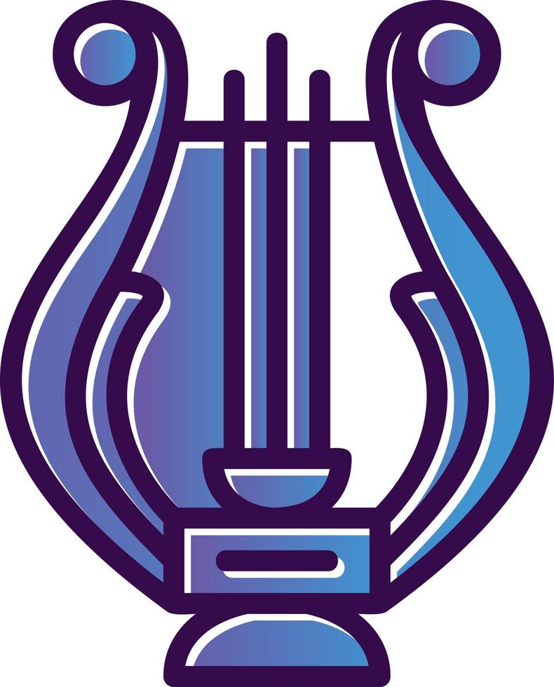 Lyre Vector Icon Design