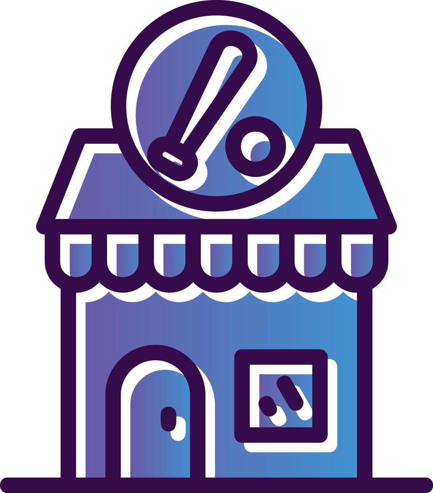 Sports Shop Vector Icon Design