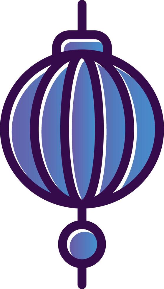 Sky Lantern Vector Icon Design